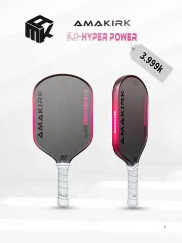 Vợt Pickleball AMAKIRK PRO 5.0 16mm HYPER POWER (AMK-Pro50HP1)