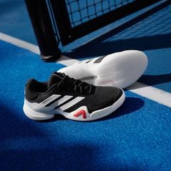 Giày Tennis Pickleball Adidas BARICADE 14 2026 Black/White (JR1741)