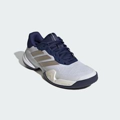 Giày Tennis Pickleball Adidas BARICADE 14 2026 White/Navy (JR1743)