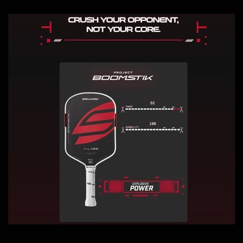 Vợt Pickleball SELKIRK LABS PROJECT BOOMSTIK® - ELONGATED US Edition (9160)