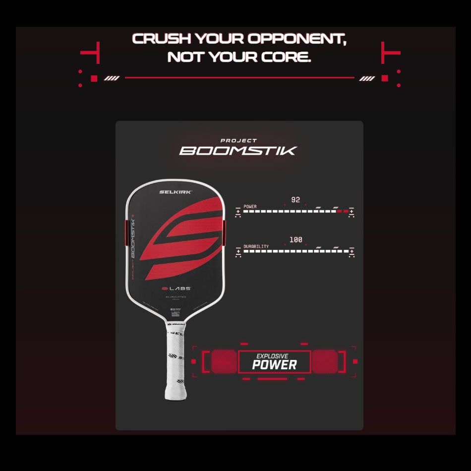 Vợt Pickleball SELKIRK LABS PROJECT BOOMSTIK® - ELONGATED US Edition (9160)