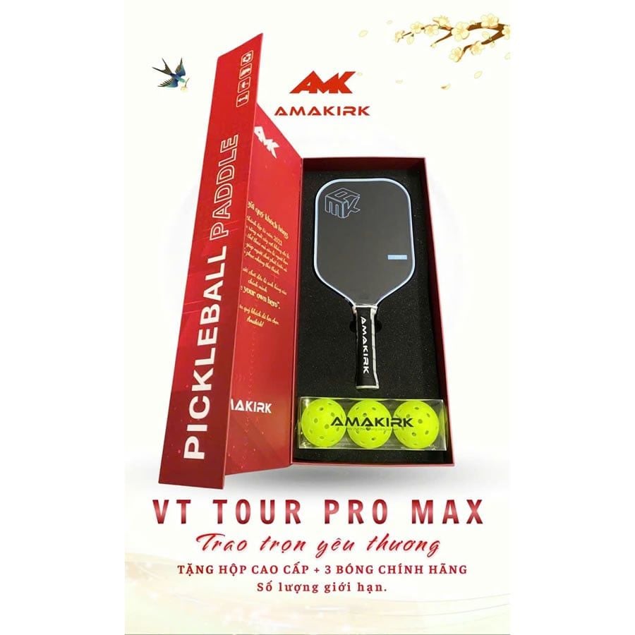 Vợt Pickleball AMAKIRK VT TOUR PRO MAX 2026 (AMK-VTTOURII)