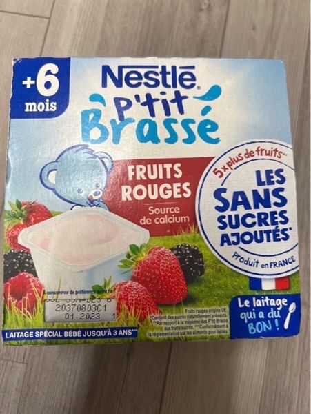 Sữa chua Nestle vị dâuTây và dâu tằm 4X90g - 6th+