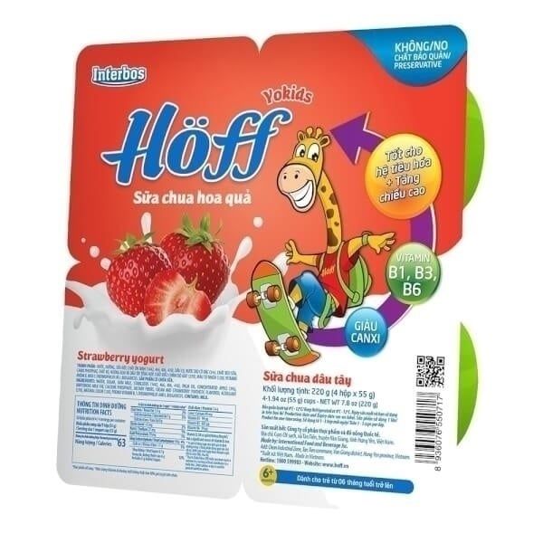 Sữa chua Hoff vị dâu