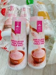 Muối hồng himalayan pink Fine table salt 750gr
