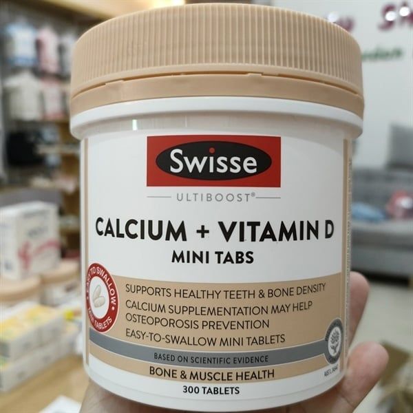 Swisse canxi + vitamin d mini 300V