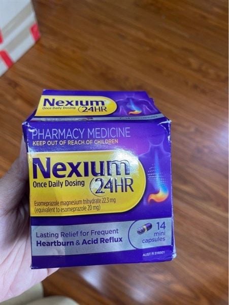 Viên uống Nexium once daily dosing 24HR 14 mini caps