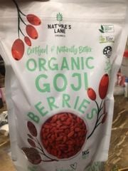 Hạt kỉ tử Natures lane oranic Úc - 1kg