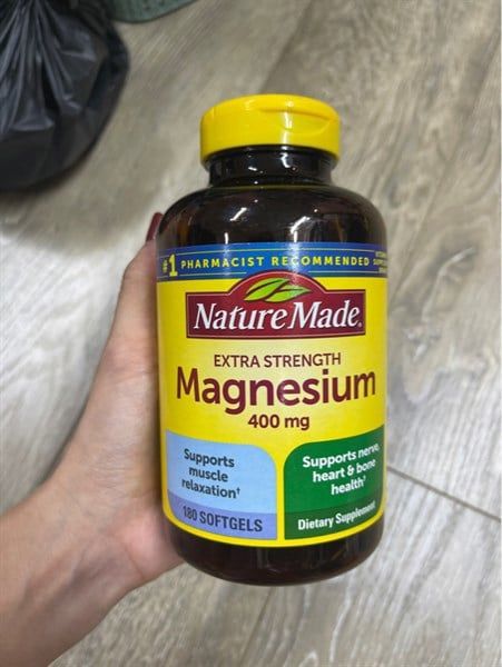 Viên uống bổ sung magiê Nature Made 180V