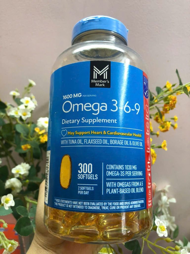 Viên uống Dầu cá Omega 3-6-9 của Mỹ - 325 viên