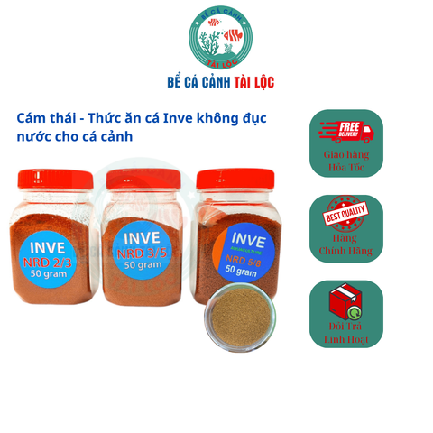 Cám thái - Thức ăn cá Inve cho cá cảnh