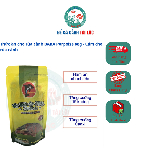 Thức ăn cho rùa cảnh BABA Porpoise