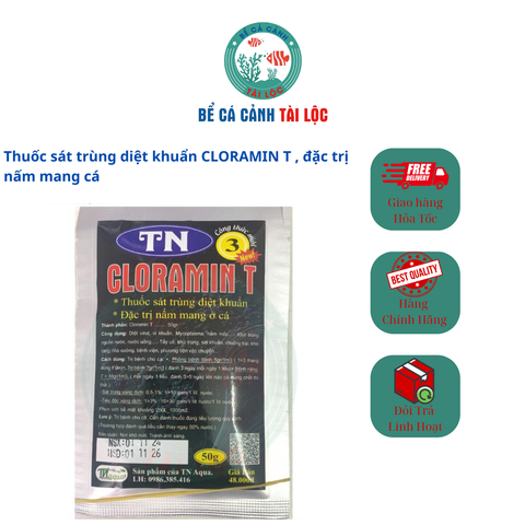 CLORAMIN T , đặc trị nấm mang cá