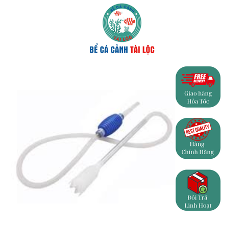 Bơm tay thay nước bể cá