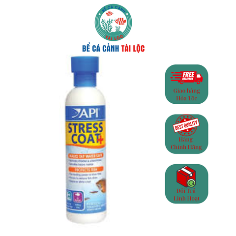 API Stress Coat dưỡng cá khỏe, khử clo và độc tố  118ml