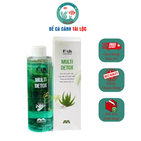 Multi Detox - Khử Clo, độc tố và chống sốc cho cá 100ml