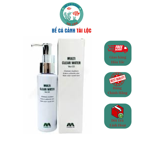 Multi Clear Water làm trong nước hồ cá chỉ sau 30p 100ml