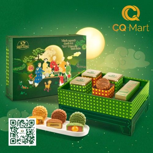 Bánh Trung Thu Phúc Long - Hộp 4 bánh