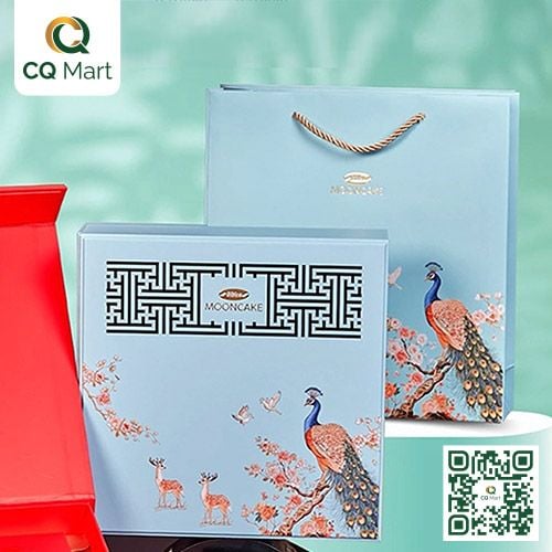 Bánh Trung Thu Bibica - Hộp Bách Nguyệt Xanh