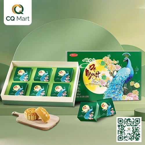 Bánh Trung Thu Bibica - Hộp Dạ Nguyệt (Khổng Tước)