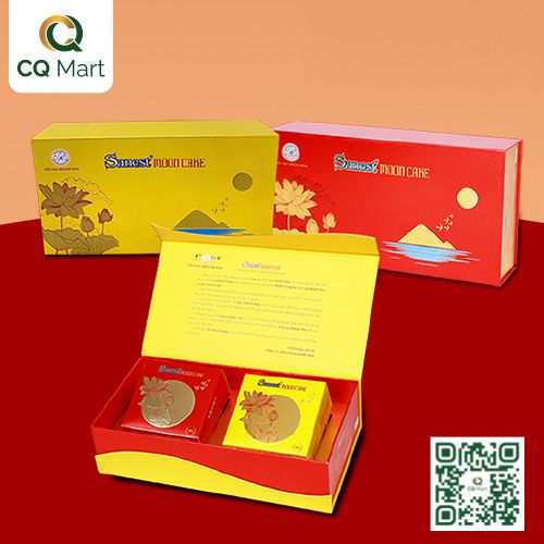 Bánh Trung Thu Yến Sào Khánh Hòa - Combo Hộp 2 Bánh H2/200 1C1D