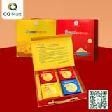 Bánh Trung Thu Yến Sào Khánh Hòa - Combo Hộp 4 Bánh H4/120 4C