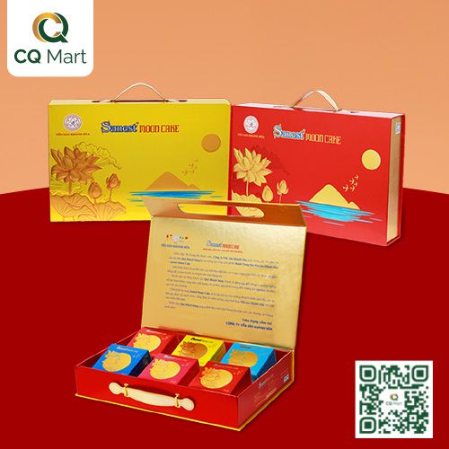 Bánh Trung Thu Yến Sào Khánh Hòa - Combo Hộp 6 Bánh H6/200 3C1M2D