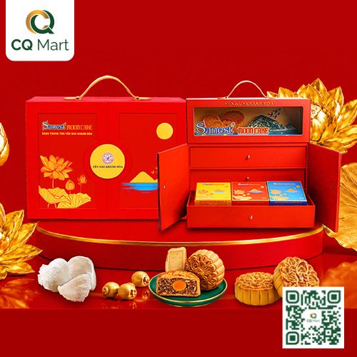 Bánh trung thu Yến sào Khánh Hoà - Hộp quà tặng 9 bánh