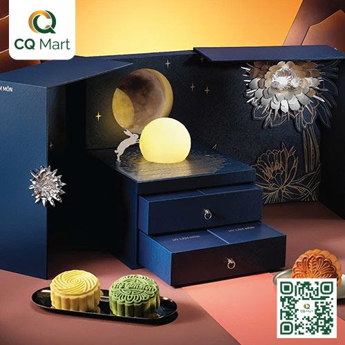 Bánh Trung Thu Hỷ Lâm Môn Hộp Nguyệt Quang Bảo Hộp