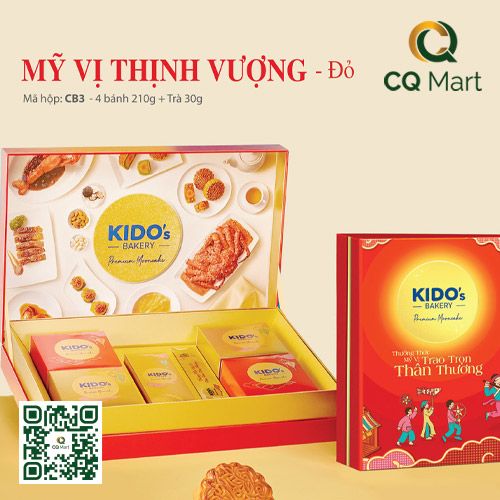 Bánh trung thu Kido - Hộp Mỹ Vị Thịnh Vượng