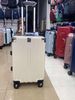 Vali Khung Nhôm Khóa Sập Chính hãng 6008 Size 20 Trắng