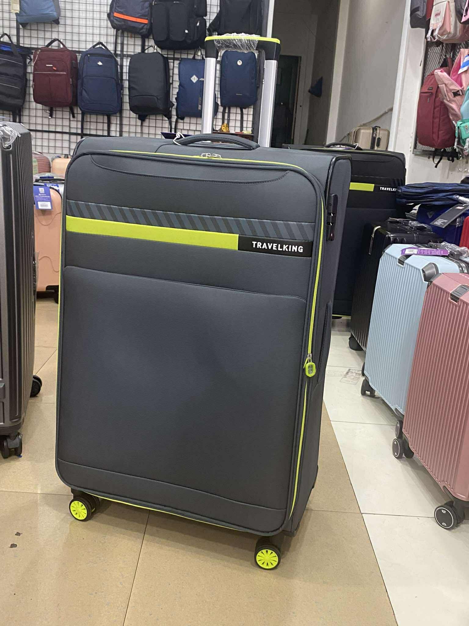 Vali Vải Cao cấp 038 Size 30 Xanh ghi