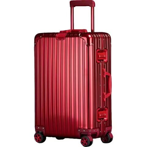 Vali Khung Nhôm Nguyên Khối 8093 Size 24 đỏ