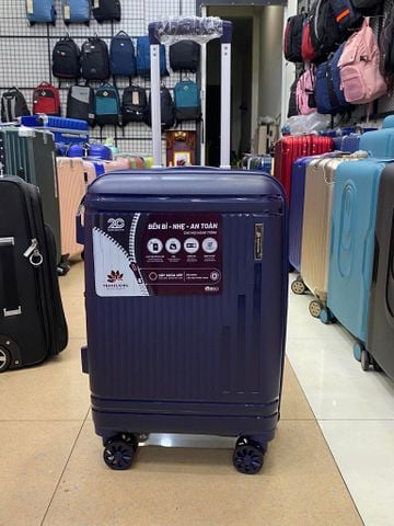 Vali Chống Bể 100% PP8802 Size 20 Xanh than