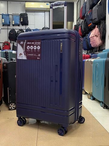 Vali Chống Bể 100% PP8802 Size 28 Xanh than