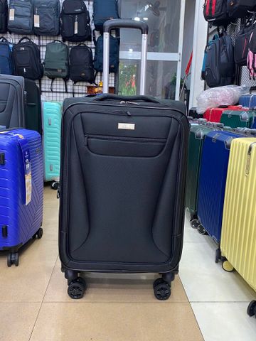Vali Vải Mã 028 Size 24 Màu Đen