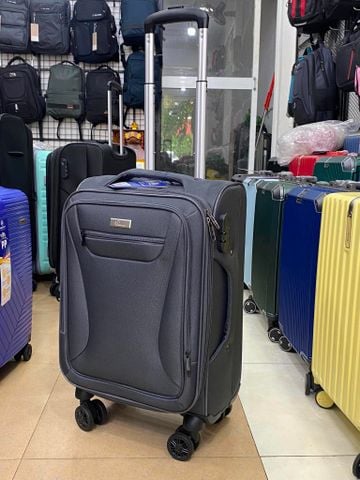 Vali Vải Mã 028 Size 20 Màu Ghi đậm