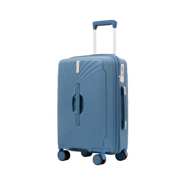 Vali Chống Bể 100% PP8801 Size 28 Màu Xanh Ghi