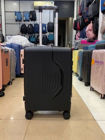 Vali Khung Nhôm Khóa Sập Cao Cấp Chống bể Vỡ 100% Mã 8808 Size 20 đen