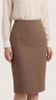  Chân váy nữ bút chì công sở Merriman mã THWSK11 màu BROWN 