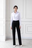  Quần tây nữ công sở dáng suông Merriman mã THWP06 màu đen 