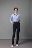  Quần tây nữ công sở dáng suông Merriman mã THWP06 màu NAVY 