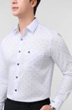  Áo sơ mi nam hoạ tiết tay dài Merriman mã THFMCL267 
