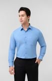  Áo sơ mi nam công sở màu xanh Merriman mã THFMOL538 chất liệu ngải cứu 