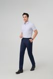  Áo sơ mi nam sợi tre Merriman mã THFMOS546 họa tiết sọc dọc 
