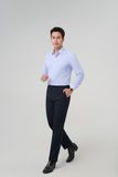  Quần kaki nam cao cấp có ly Merriman mã THFMKP030 màu NAVY 