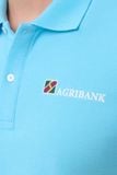  Đồng phục áo thun polo nam màu xanh của ngân hàng Agribank 