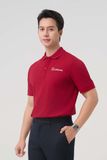 Đồng phục áo thun polo nam màu đỏ của ngân hàng Agribank 