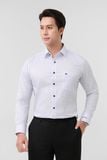  Áo sơ mi nam hoạ tiết dài tay Merriman mã THFMCL268 