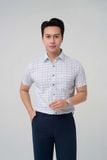  Áo sơ mi nam họa tiết caro ngắn tay Merriman mã THMCS259 